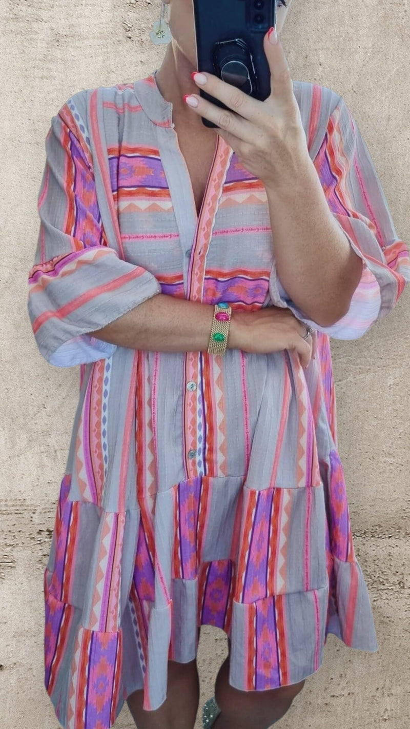 THE MARBELLA DRESS - BEIGE Dresses Coco Boutique 