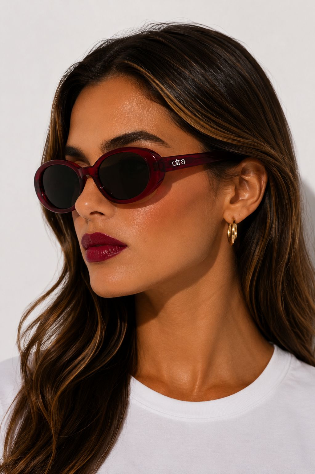 ROUGE MUSE SUNGLASSES - CHERRY Coats & Blazers Avril Vin 