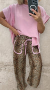 THE SARA RELAXED TOP - BABY PINK Bottoms, Jeans & Skirts Coco Boutique 