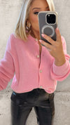 THE DAHLIA CARDI - PINK Knitwear Neline 