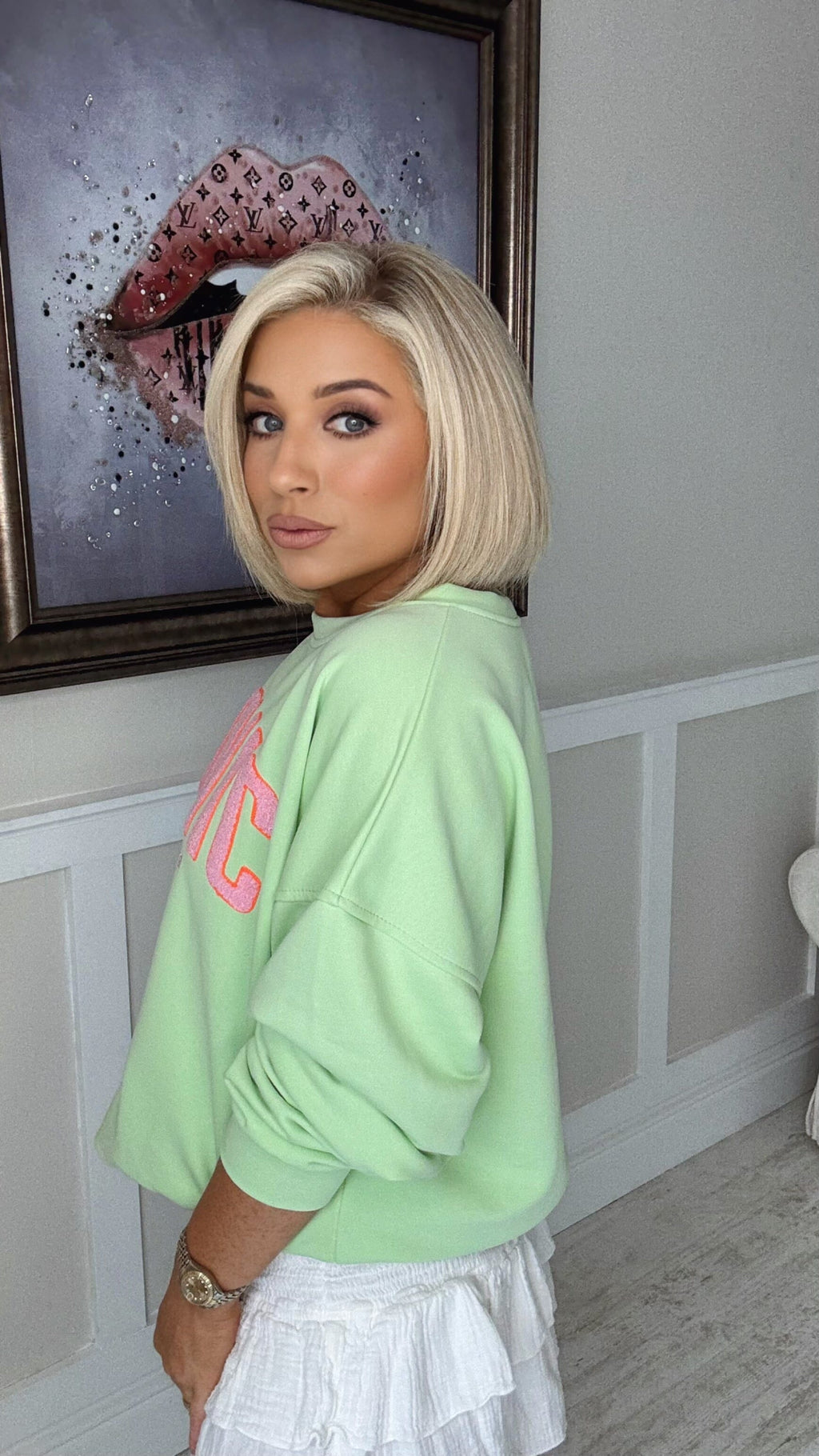 THE ICONIC SWEATSHIRT - MINT Sweatshirt Coco Boutique 