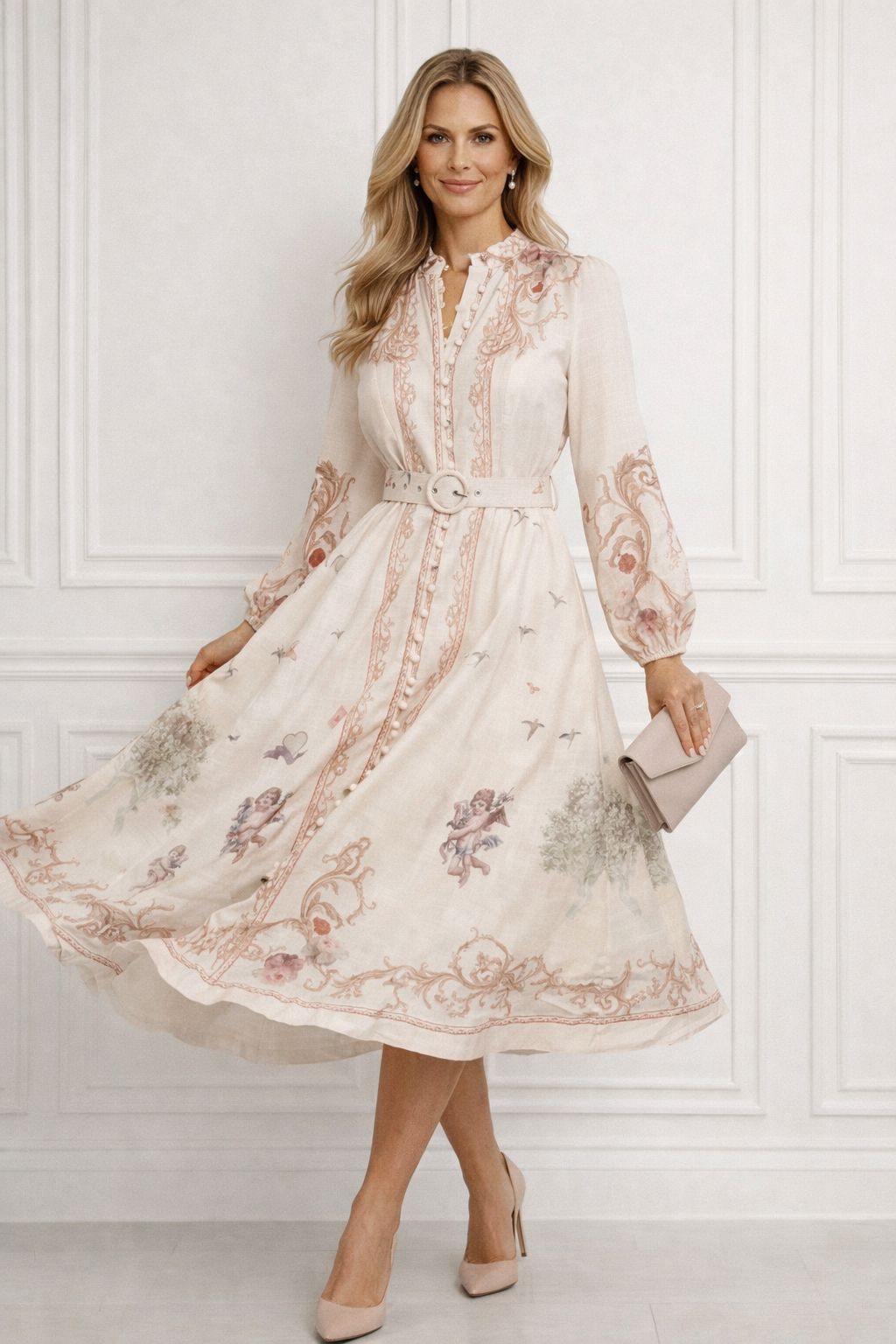 THE VALENTINA CHERUB DRESS Dresses Neline 