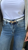 THE BELGRAVIA BELT - WHITE Jewellery & Accessories Goya 