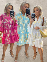 AMALFI BEACH COVER - TURQUOISE Dresses Coco Boutique 
