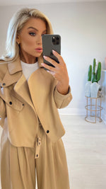 THE LEATHER JACKET - BEIGE Coats & Blazers Privè - Coats 