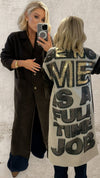 ‘BEING ME’ CHOCO COAT