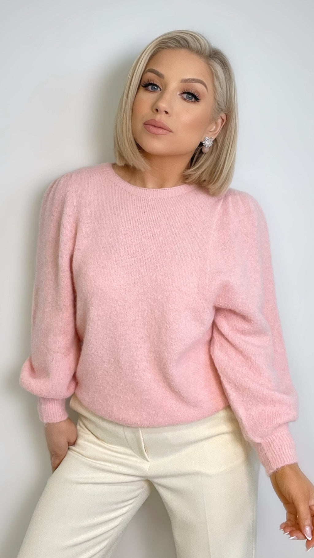 PETRA SUPER SOFT SWEATER - BABY PINK Knitwear Coco Boutique 