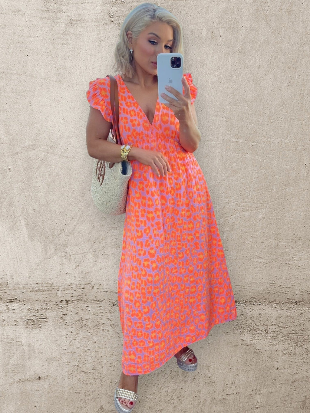 LILA ANIMAL PRINT DRESS Dresses Noeline 