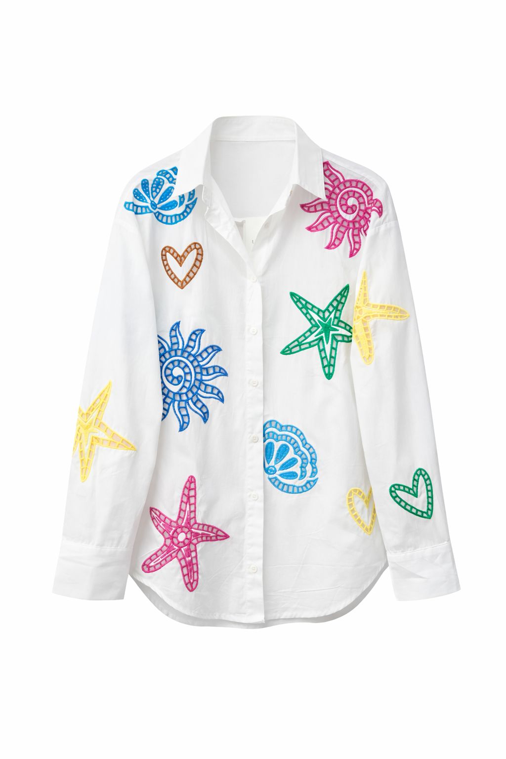 PORTOFINO EMBROIDERED SHIRT Coats & Blazers Avril Vin 