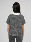 AMY TWEED TOP - BLACK Tops & Jumpers Agnes 