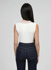 ALICE CREAM LACE-TRIM TANK Tops & Jumpers Agnes 