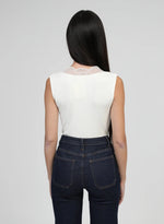 ALICE CREAM LACE-TRIM TANK Tops & Jumpers Agnes 