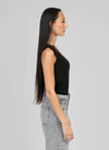 ALICE NOIR LACE-TRIM TANK Tops & Jumpers Agnes 