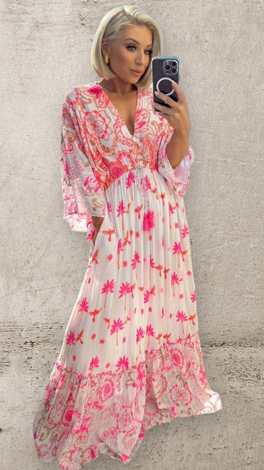 NEON MIRAGE MAXI DRESS Dresses Coco Boutique 