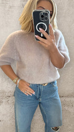 WHISPER MOHAIR JUMPER - BEIGE Knitwear Neline 