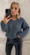 THE STORME KNIT - DARK GREY Knitwear Gigi Lu 