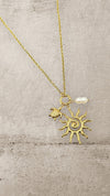 THE SOLANA SUN NECKLACE Jewellery & Accessories Coco Boutique 