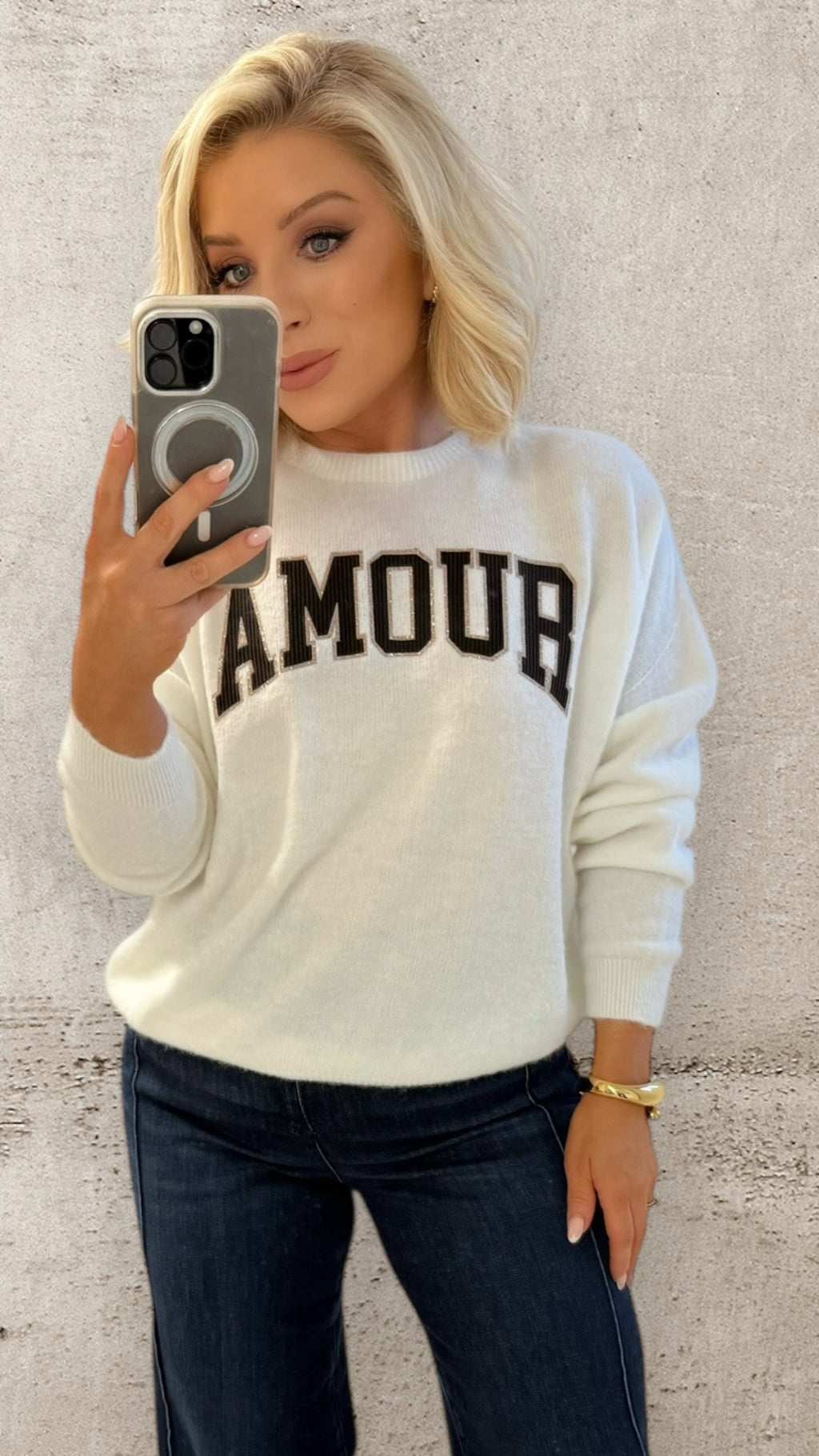 THE AMOUR LUXE FINE KNIT