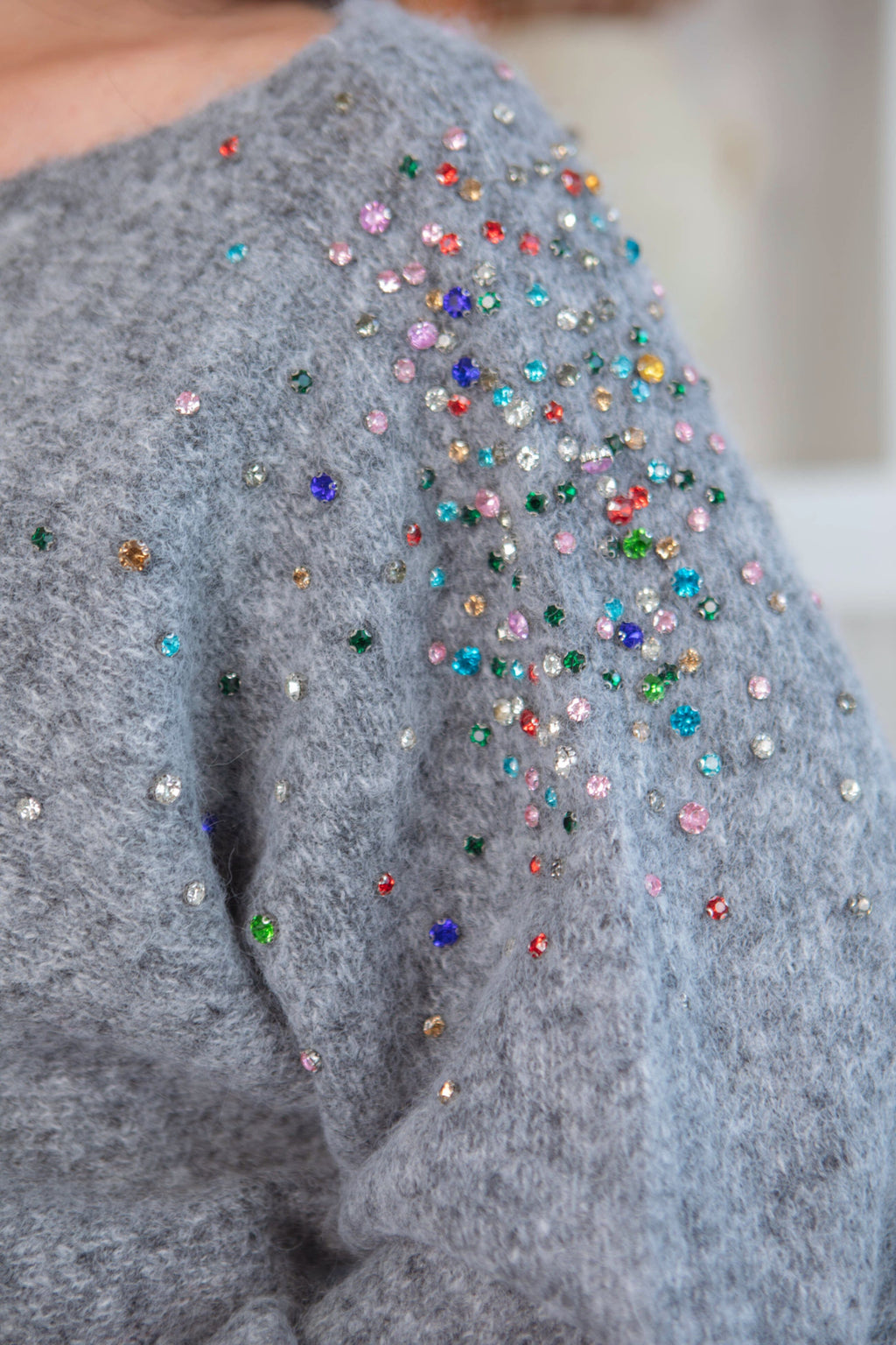 THE NIVEAH SWEATER - GREY Tops & Jumpers Goldie S 
