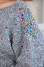 THE NIVEAH SWEATER - GREY Tops & Jumpers Goldie S 