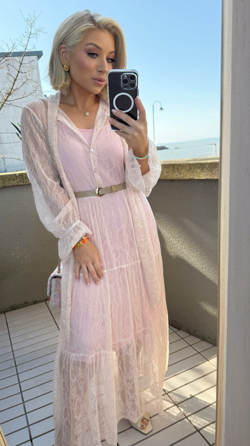 BLUSH ROMANCE LACE MAXI Dresses Noeline 