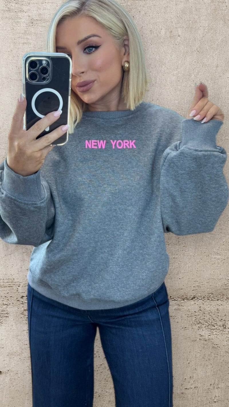 THE MANHATTAN SWEATSHIRT - LUXE FLEECE EDITION Sweatshirt Avril Vin 