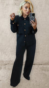 THE MONACO CO ORD - BLACK/NAVY Co-ord set Charmell 