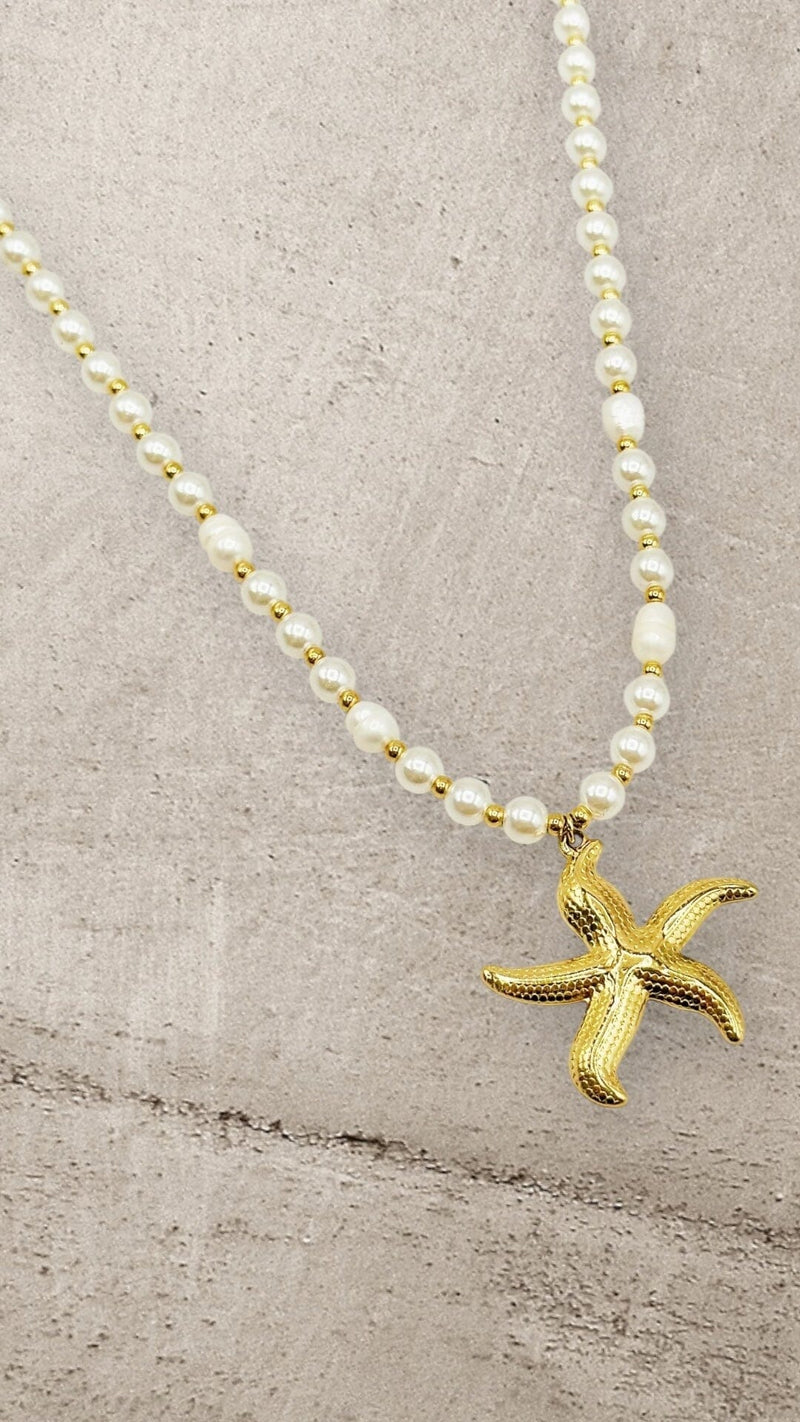SANDY STARFISH NECKLACE Jewellery & Accessories Coco Boutique 