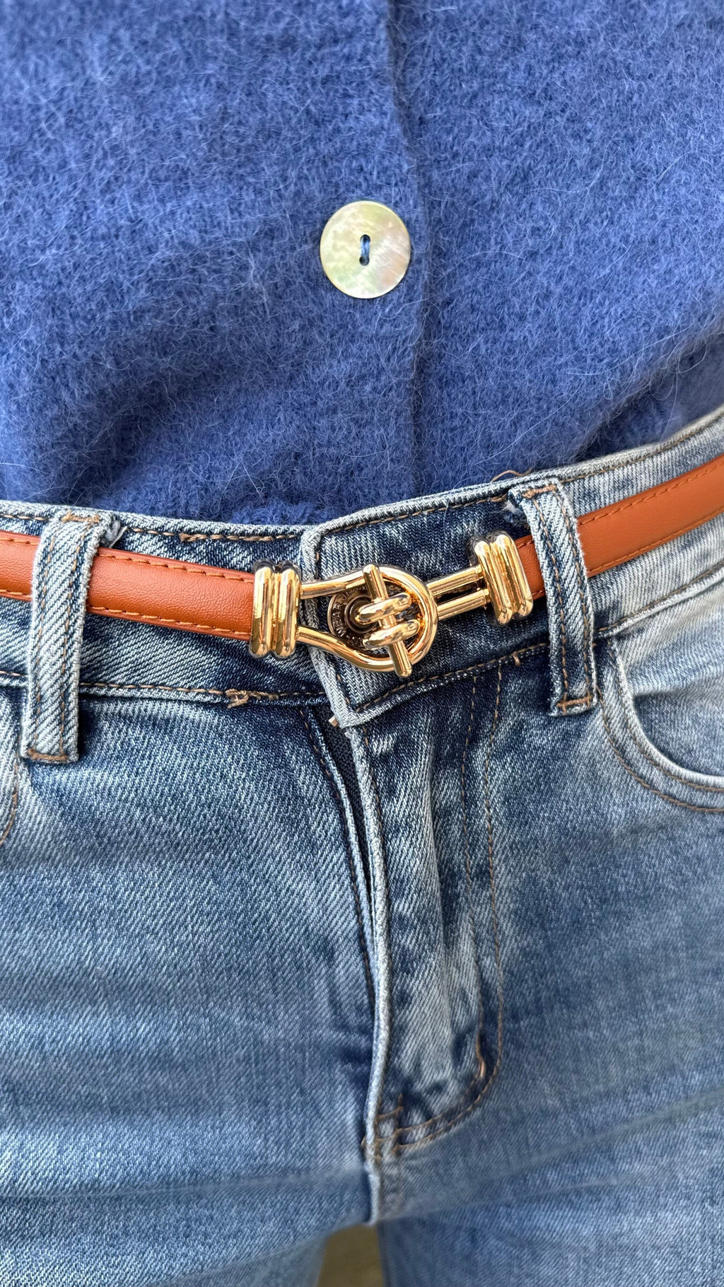 THE BELGRAVIA BELT - CAMEL Jewellery & Accessories Goya 