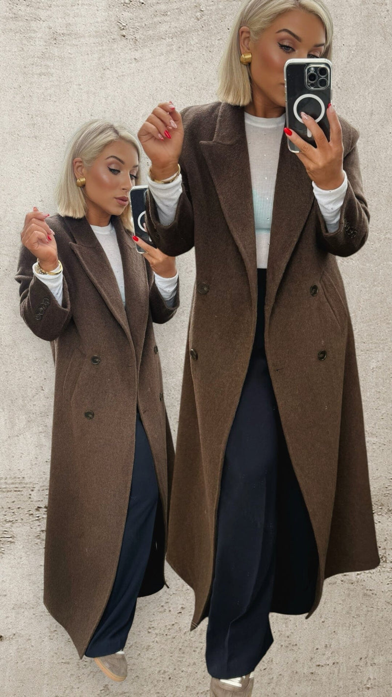 THE CHOCOLATE LUXE COAT Coats & Blazers Goldie S 