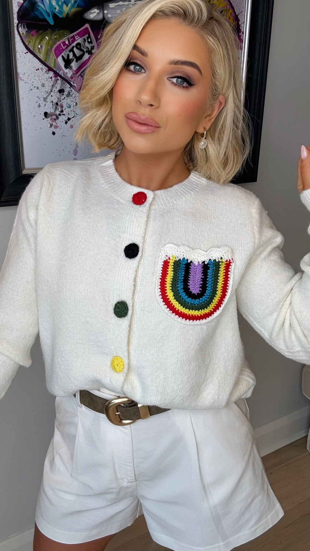 THE RAINBOW JOY CARDIGAN 🌈 Knitwear Coco Boutique 