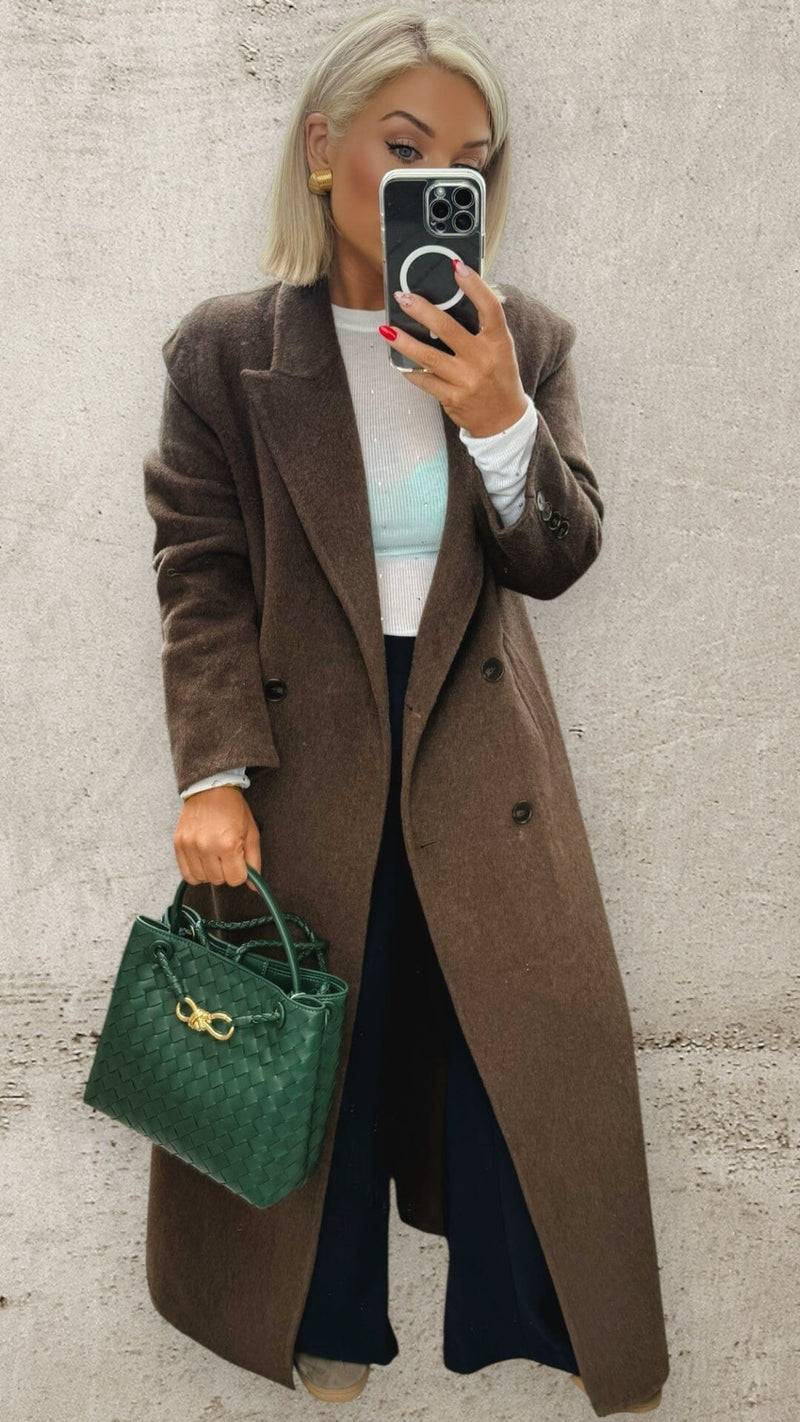THE CHOCOLATE LUXE COAT Coats & Blazers Goldie S 