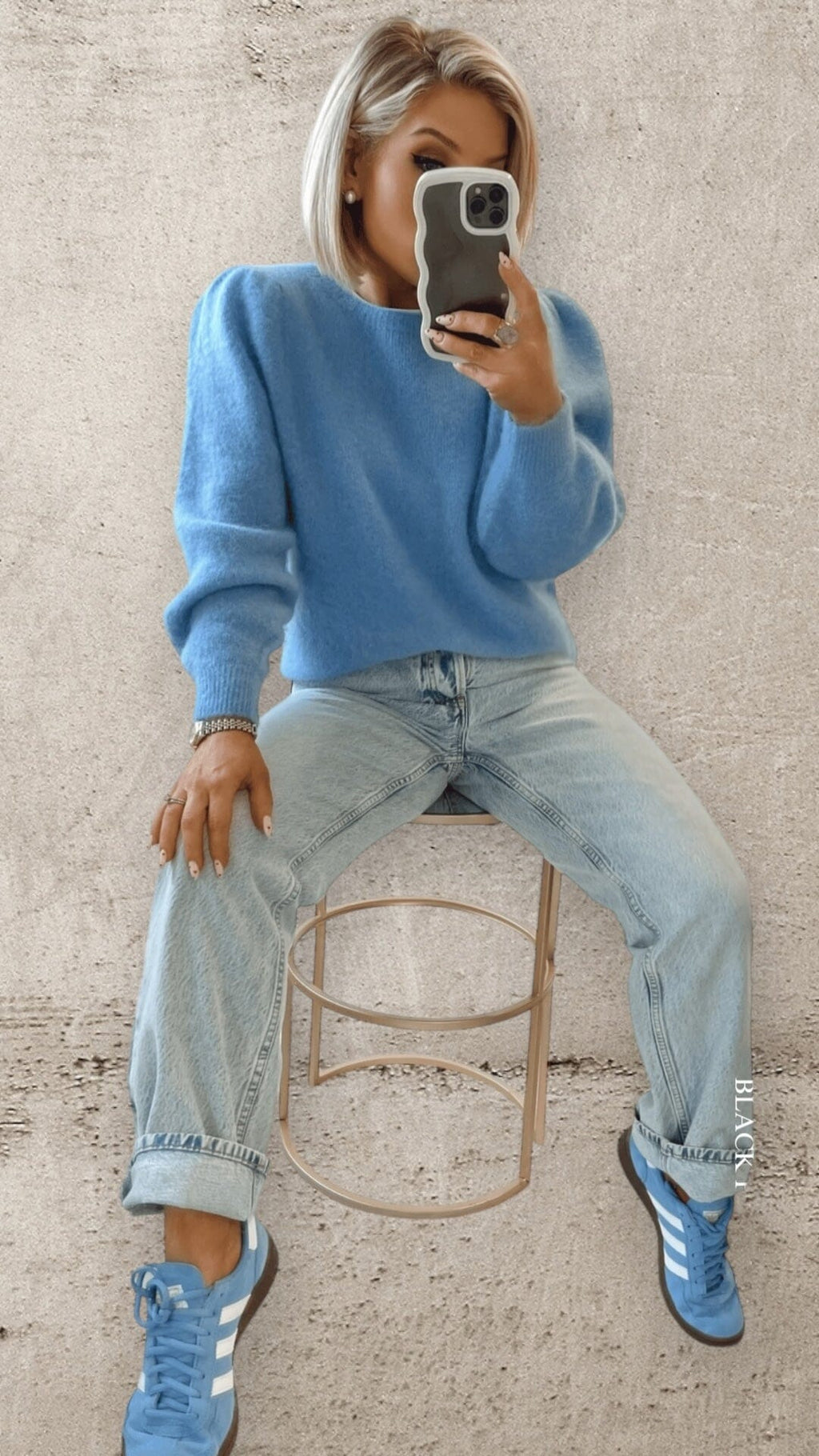 PETRA SUPER SOFT SWEATER - BABY BLUE Knitwear Gigi Lu 