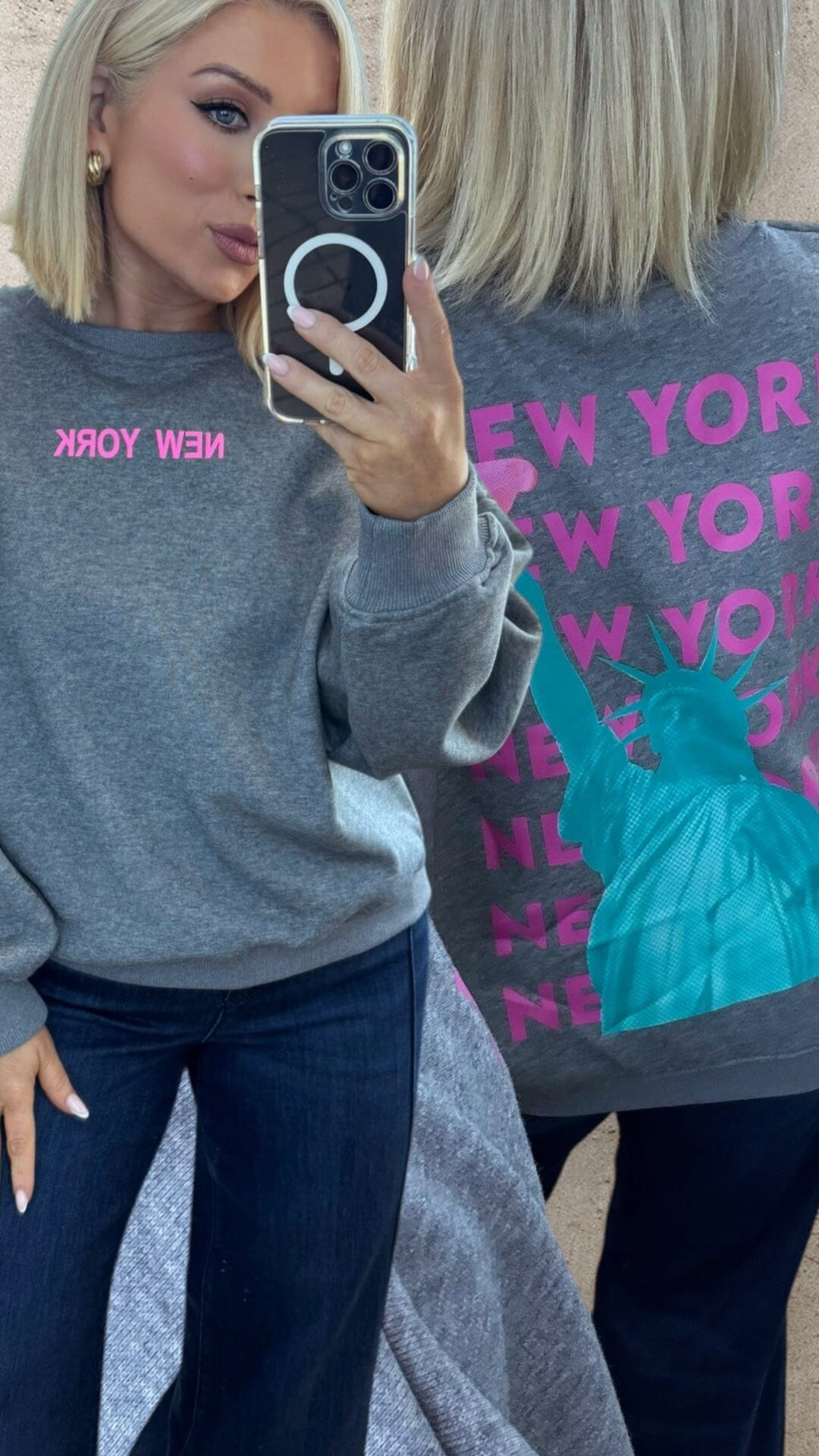 THE MANHATTAN SWEATSHIRT - LUXE FLEECE EDITION Sweatshirt Avril Vin 