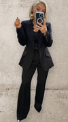 THE ELODIE TAILORED BLAZER - BLACK Coco Boutique 