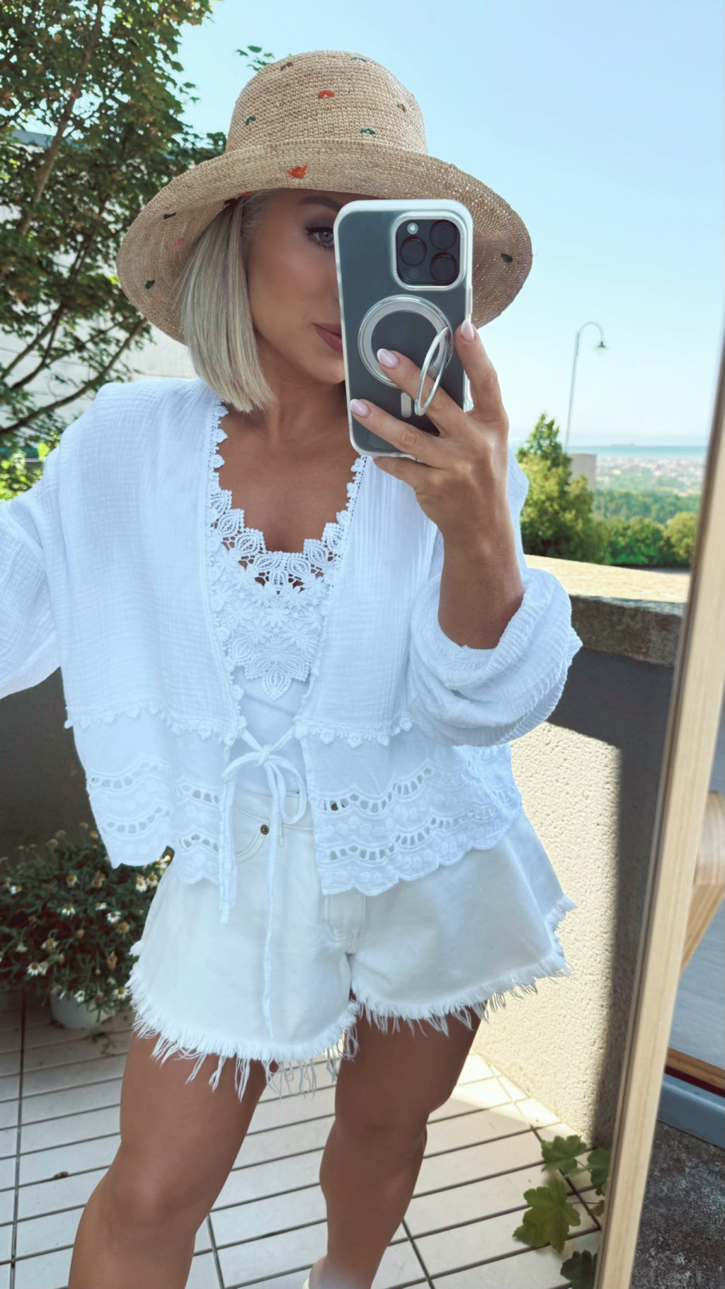 THE LOTTIE BLOUSE IN WHITE Tops & Jumpers Coco Boutique 