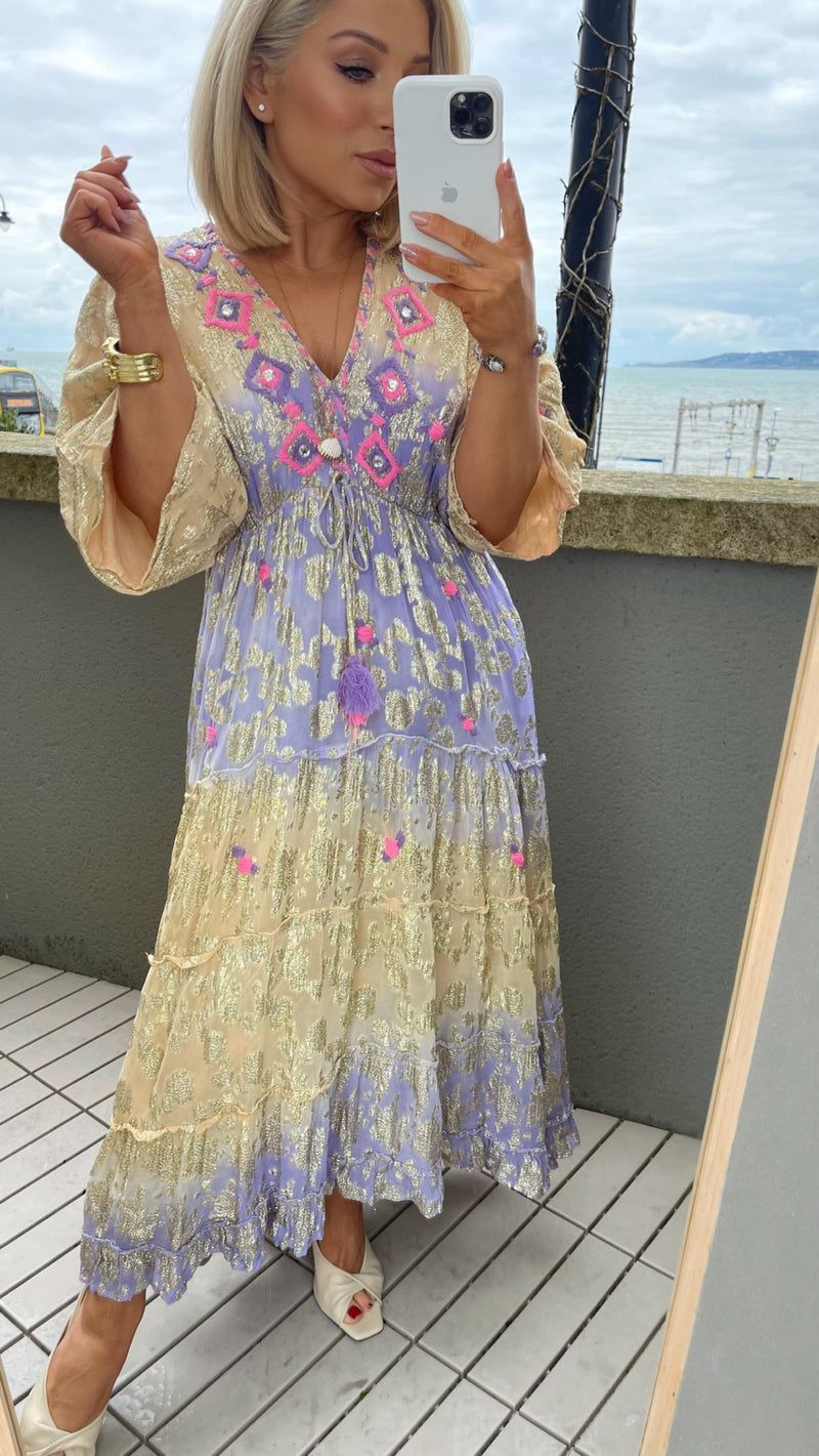 SERENITY SUMMER BRODERIE DRESS - MULTICOLOUR Dresses Orlinn 