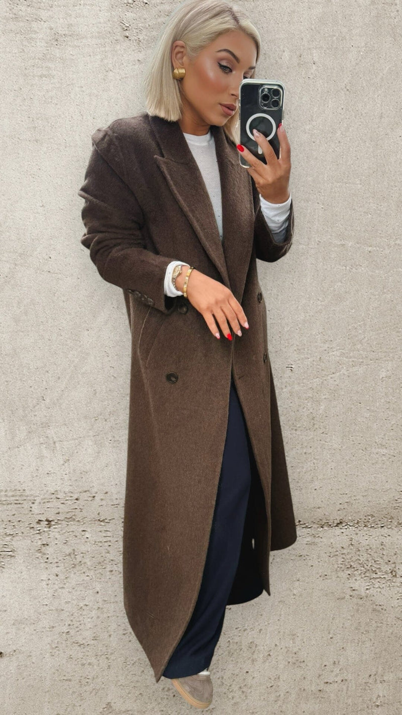 THE CHOCOLATE LUXE COAT Coats & Blazers Goldie S 