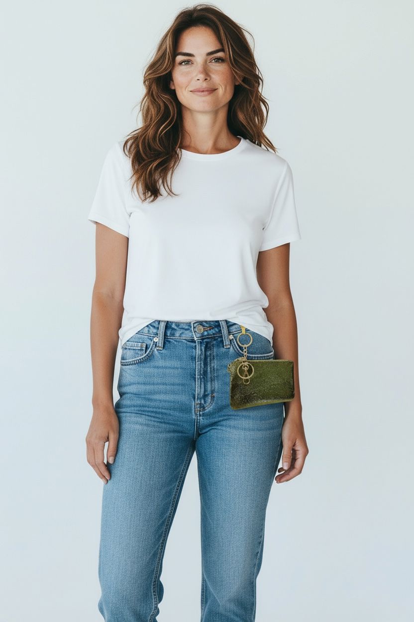 NOVA METALLIC LEATHER PURSE Jewellery & Accessories Aurenna 