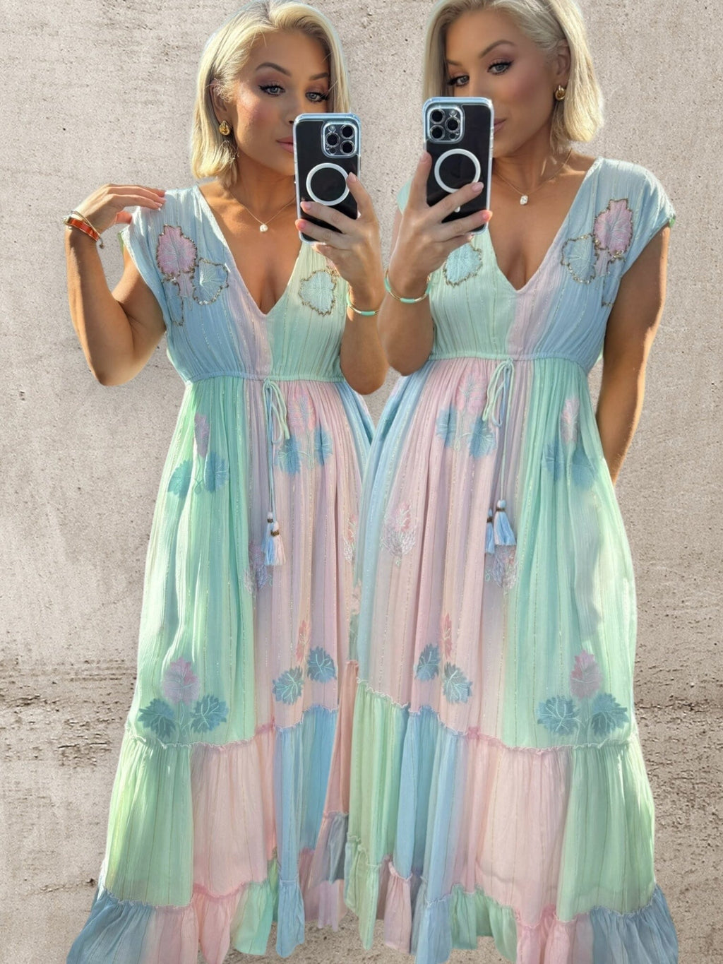 PALOMA MAXI - PASTEL DREAM Dresses Orlinn 