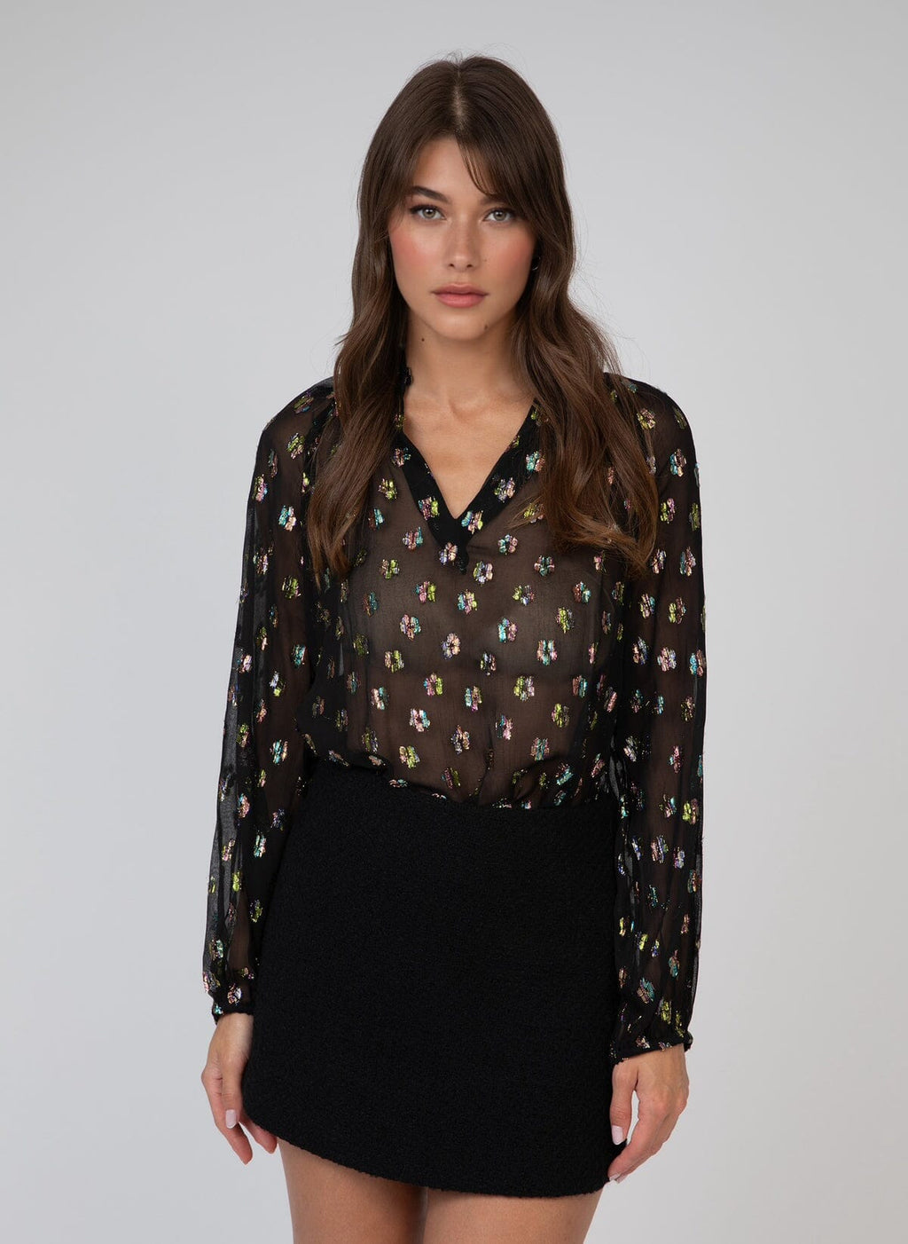 THE LIVIA BLOUSE - BLACK Shirt Agnes 