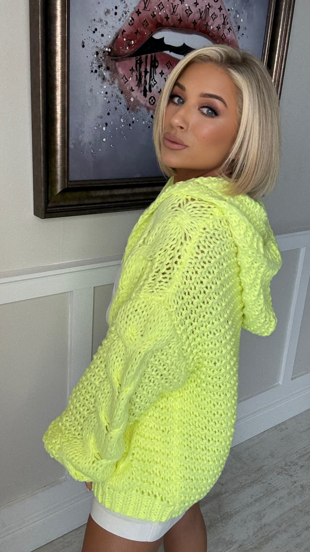 THE LIMONCELLO HOODED CARDI Knitwear Coco Boutique 