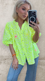 THE SOLEIL POP COTTON BLOUSE Tops & Jumpers Coco Boutique 