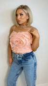 DALTA ROSE BLOOM TOP - BLUSH Coco Boutique 