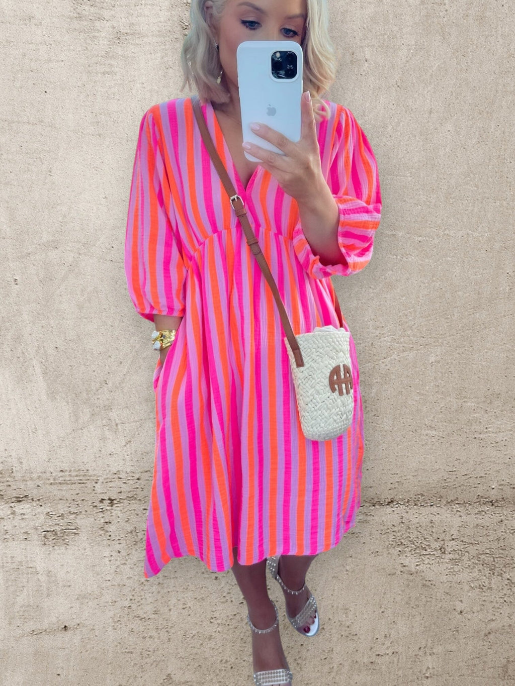 MARBELLA STRIPE DRESS Dresses Noeline 
