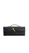 CARRERA WOVEN LEATHER BAG - BLACK Coco Boutique 