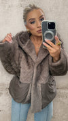 SIENNA LUXE JACKET - CHOCOLATE Coats & Blazers Lumana 