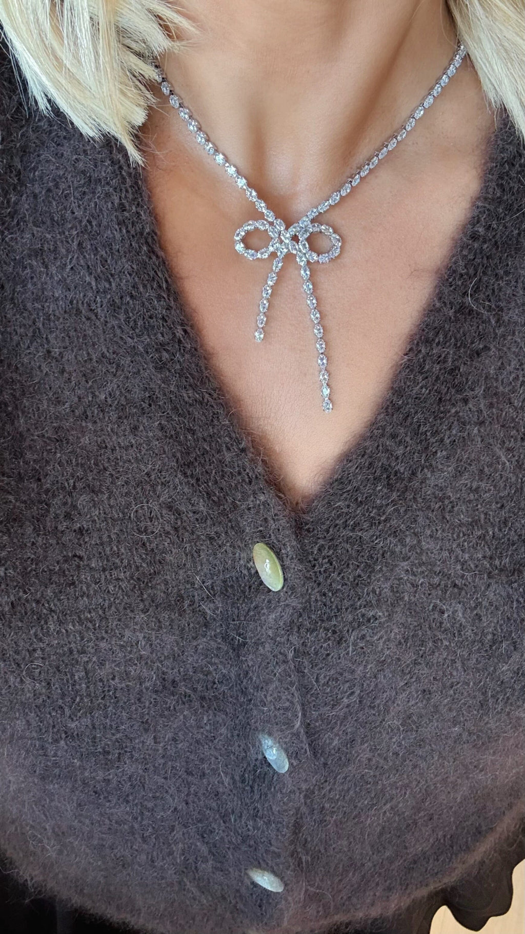 THE BIJOU BOW NECKLACE Jewellery & Accessories Coco Jewellery 