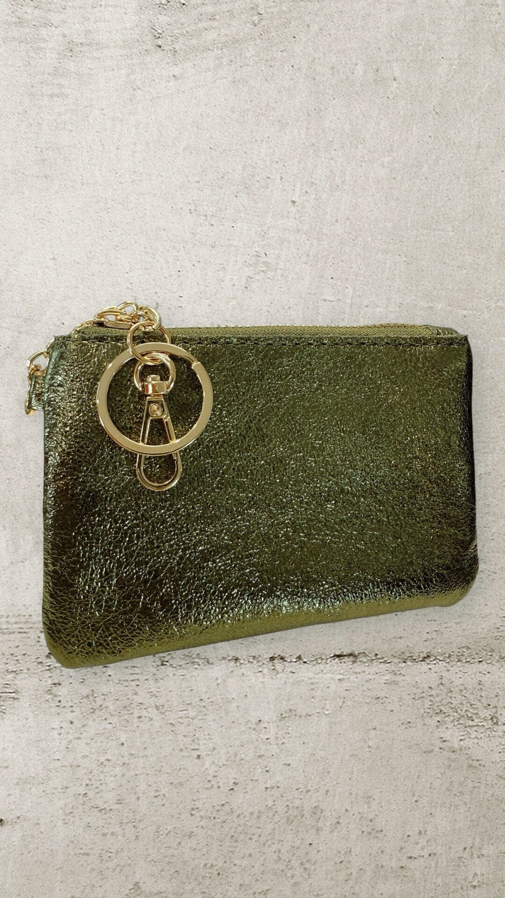 NOVA METALLIC LEATHER PURSE Jewellery & Accessories Aurenna 