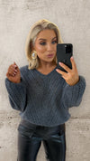 THE STORME KNIT - DARK GREY Knitwear Gigi Lu 